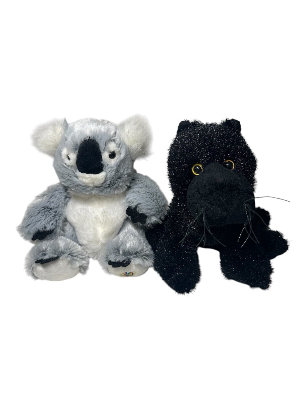 Webkinz Ganz Plush Lot Of 2 - Black Leopard HM216 & Koala HM113, No Codes